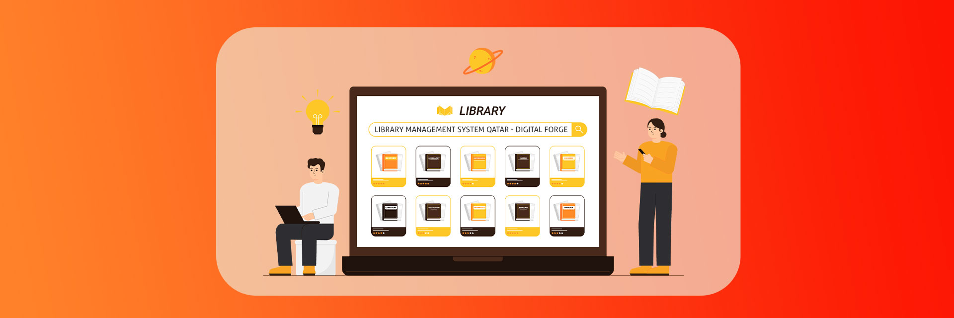 Library Management System in Qatar - Digital Forge Information Technology Company Doha Qatar.